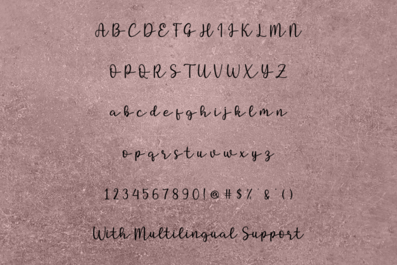 Talita Font Poster 5