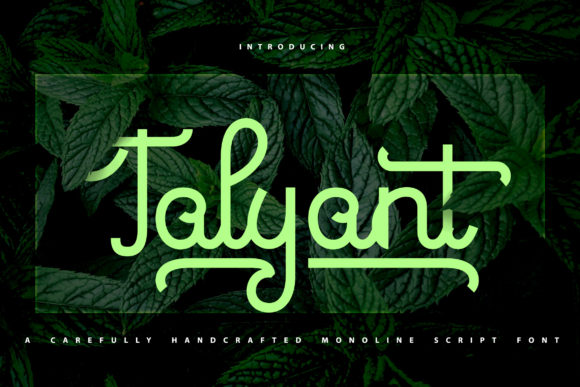 Talyant Font Poster 1