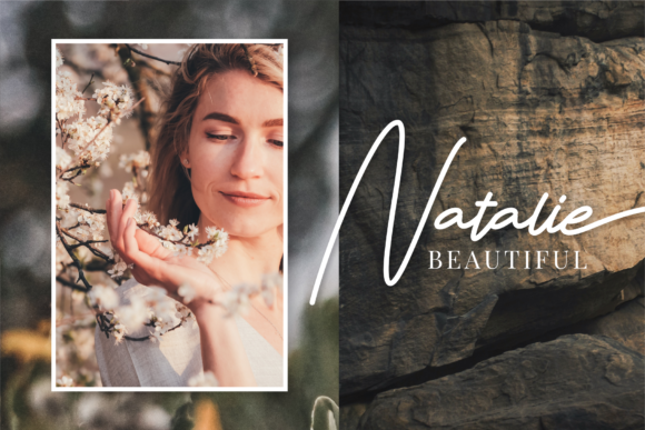 Tamara Falies Font Poster 4