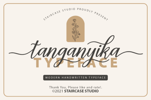 Tanganyika Font Tanganyika Font Poster 1