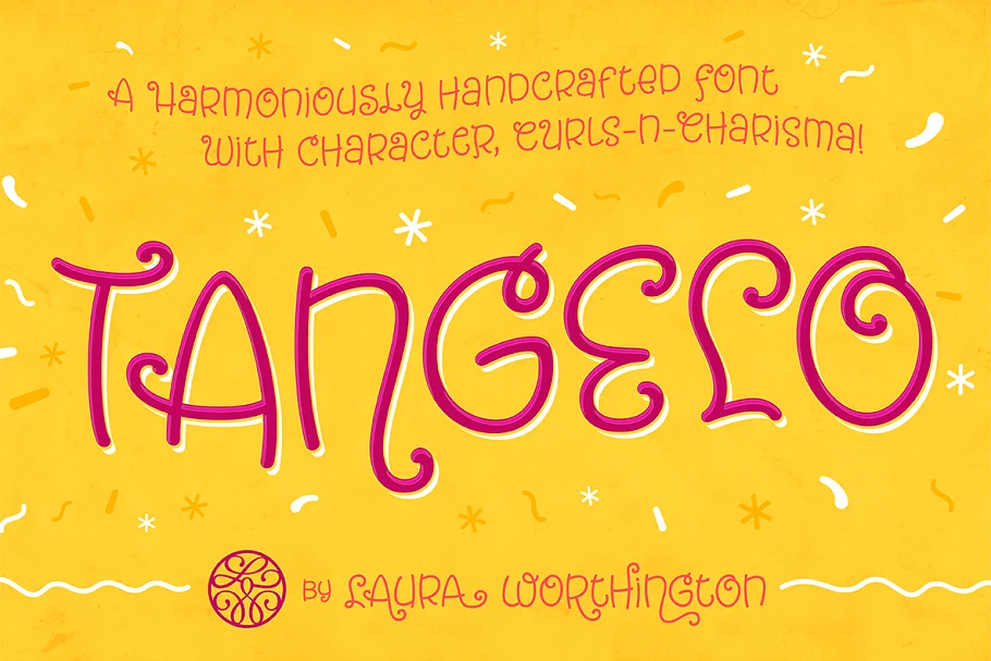 Tangelo Family Font Poster 1