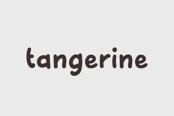 Tangerine Font