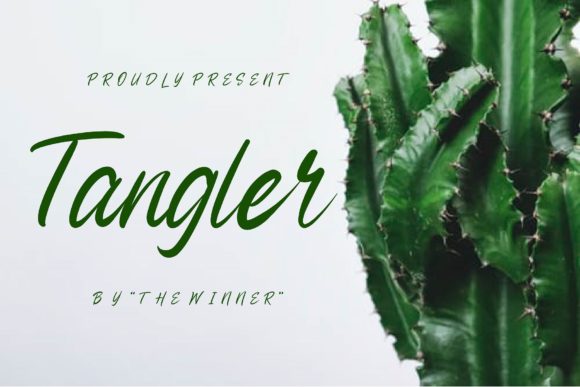 Tangler Font Poster 1