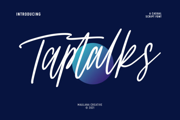 Taptalks Script Font