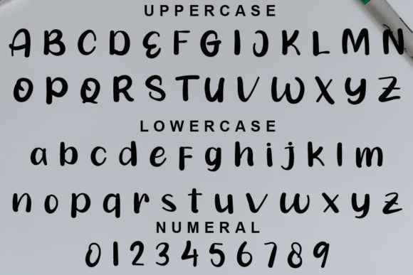 Teacher Font Poster 4