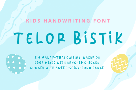 Telor Bistik Font