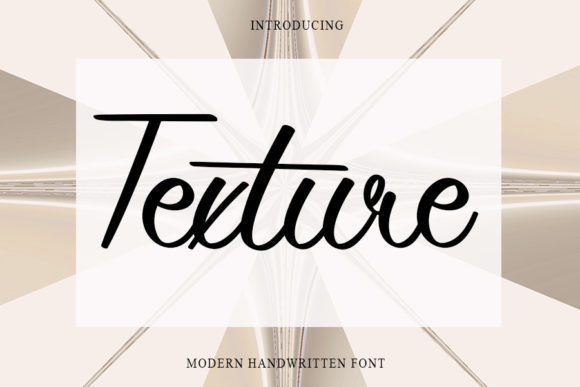 Texture Font Poster 1