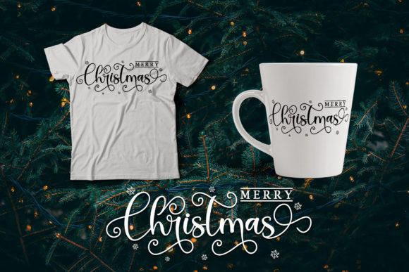 Thanks Christmas Font Poster 3