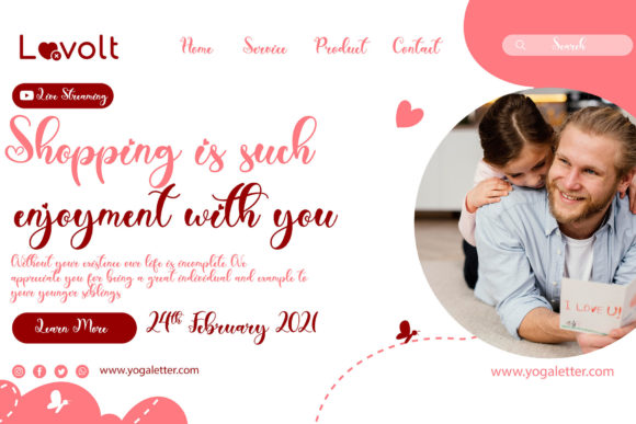 Thanks Lovely Font Poster 3