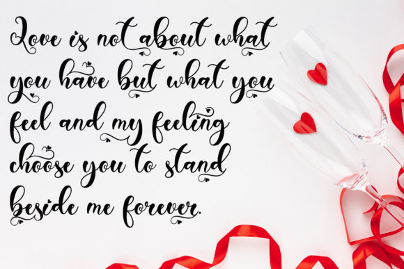 Thanks Lovely Font Poster 5