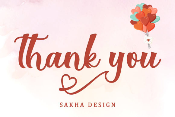 Thanks Valentine Font Poster 8