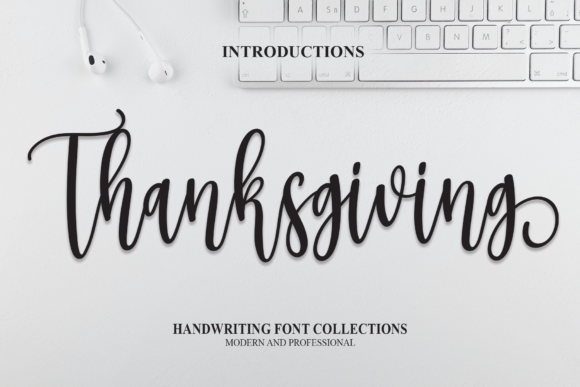 Thanksgiving Font Poster 1