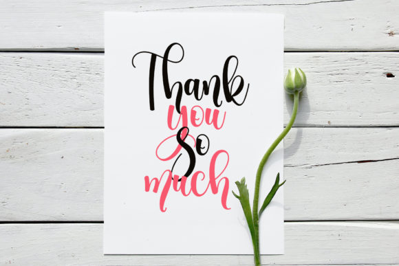 Thankstory Font Poster 9