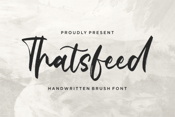 Thatsfeed Font