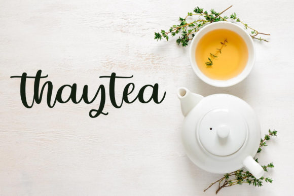 Thaytea Font Poster 3