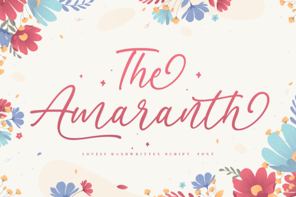 The Amaranth Font Poster 1