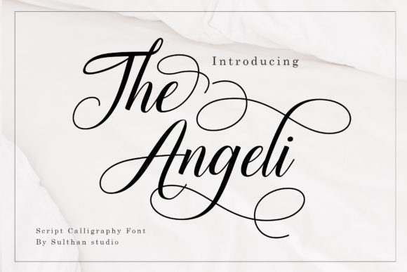 The Angeli Font Poster 1