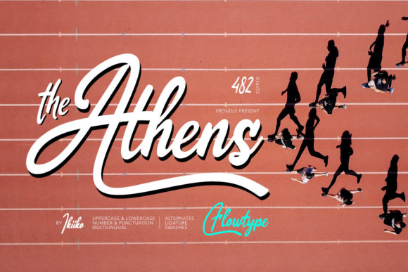The Athens Font Poster 1