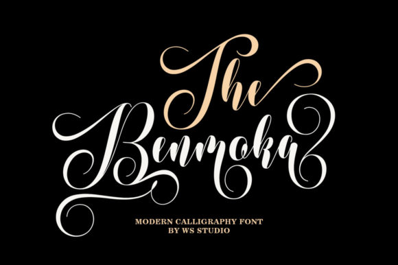 The Benmoka Font Poster 1