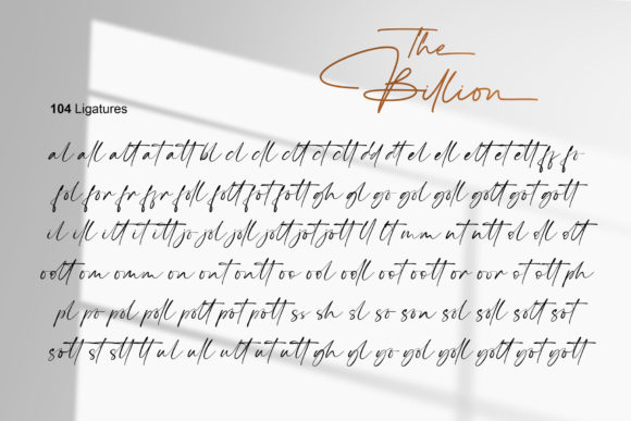 The Billion Font Poster 5