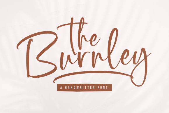 The Burnley Font Poster 1