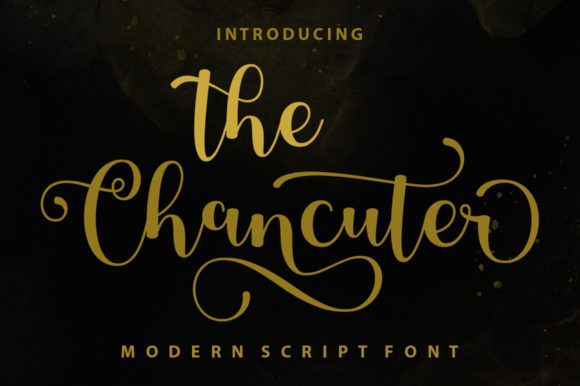 The Chancuter Font Poster 1