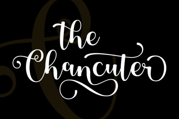 The Chancuter Font Poster 2