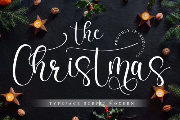 The Christmas Font Poster 1