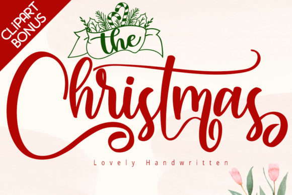 The Christmas Font Poster 1