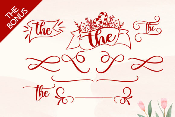 The Christmas Font Poster 2