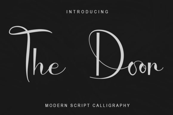 The Door Font Poster 1