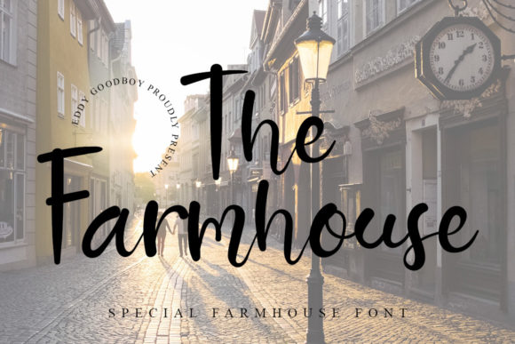 The Farmhouse Font Poster 1