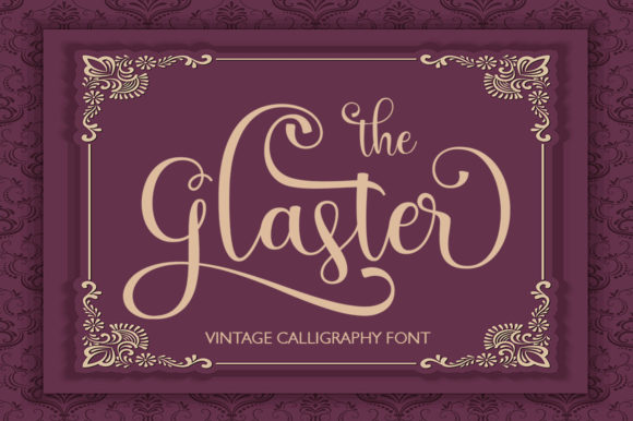 The Glaster Font Poster 1