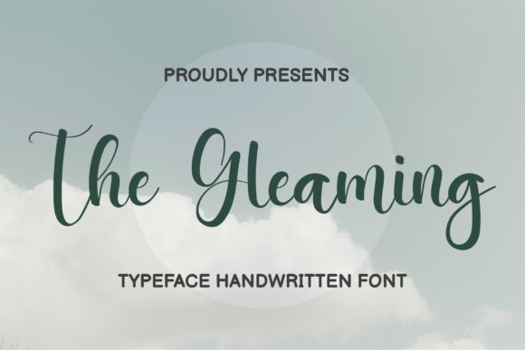 The Gleaming Font Poster 1