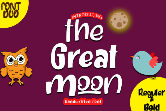 The Great Moon Font