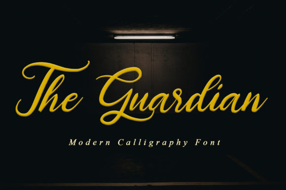 The Guardian Font Poster 1