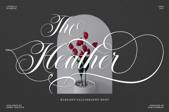 The Heather Font Poster 1