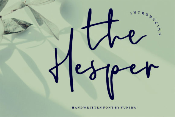 The Hesper Font Poster 1