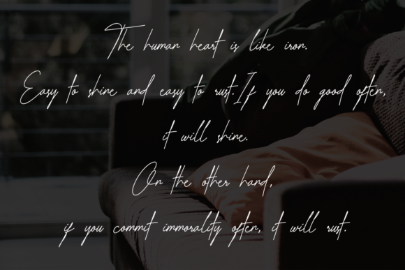 The Hologram Font Poster 5
