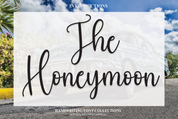 The Honeymoon Font Poster 1