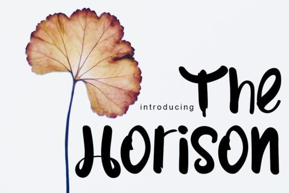 The Horison Font Poster 1