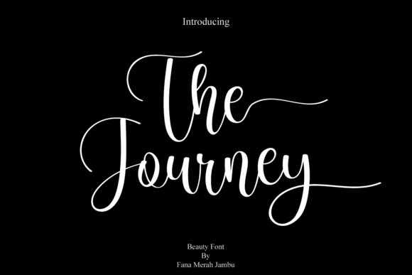 The Journey Font Poster 1