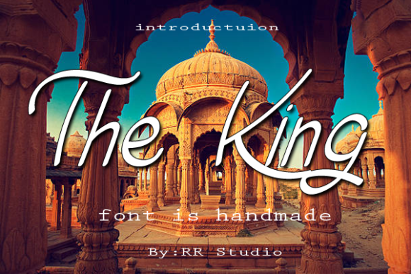 The King Font Poster 1