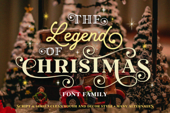 The Legend of Christmas Font Poster 1