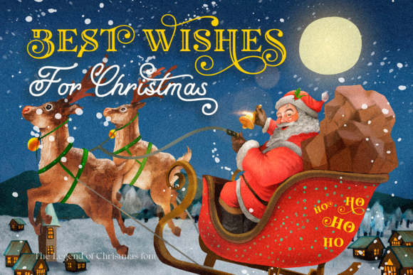 The Legend of Christmas Font Poster 11