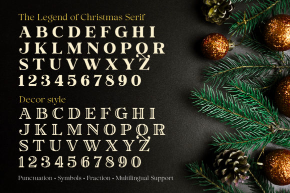 The Legend of Christmas Font Poster 13