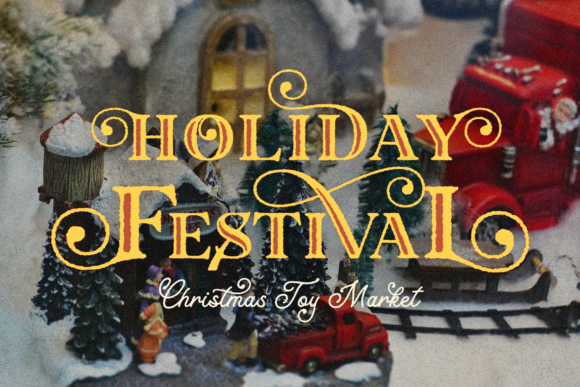 The Legend of Christmas Font Poster 5