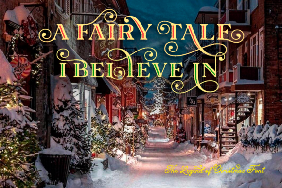 The Legend of Christmas Font Poster 7