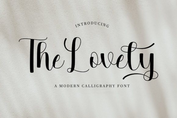 The Lovely Font Poster 1