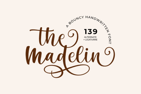 The Madelin Font Poster 2